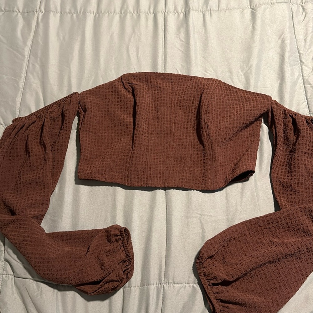 Off the shoulder corset top